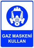 gaz maskeni kullan