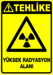 yüksek radyasyon alanı
