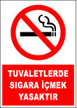 tuvaletlerde sigara içmek yasaktır